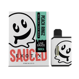 Half Bak'd Sauce'd Exotix Live Resin THC-A, THC-P, THC-B, Delta-9 Disposable 5ct Box