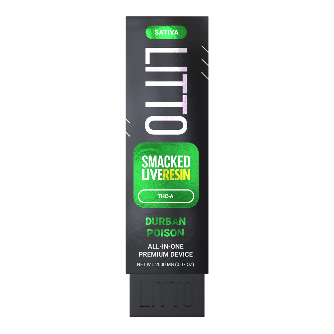 Litto Smacked THC-A Live Resin 2g Disposable 5ct