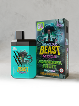Indacloud Beast Mode 6g THCA Diamonds Disposable 5ct Display