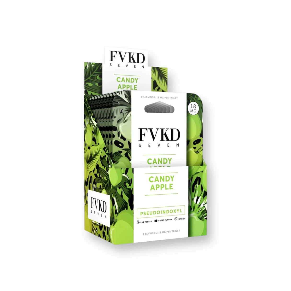 FVKD 4ct 7-Hydroxy Kratom Tablets 10ct Display