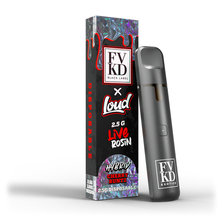 FVKD x Loud Cold Pressed Live Rosin 2.5g Disposable 5ct Display