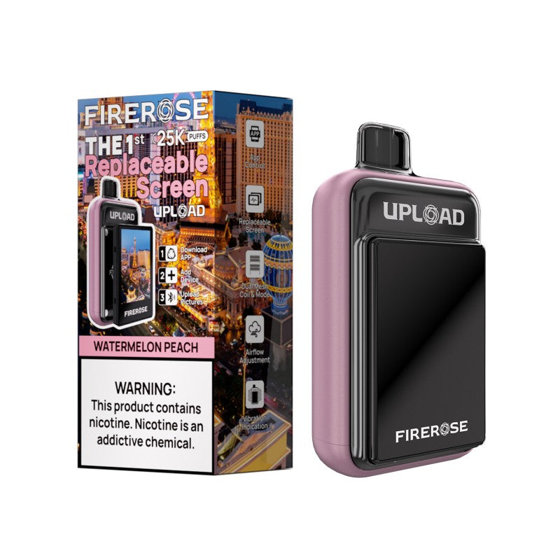 Firerose Upload 25000 Disposable w/ Removable Screen