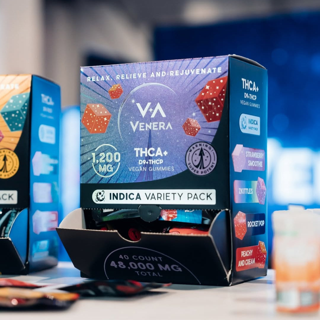 Venera THC-A + D9 + THC-P Variety 1,200mg Gummies 40ct Display