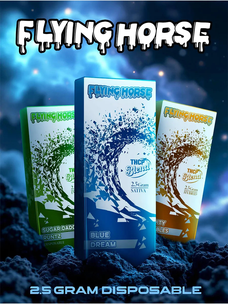 Flying Horse 2.5g THCP Ocean Blend Disposable 5ct Display