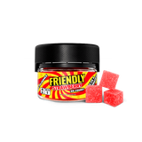 Friendly High Tolerance 40mg D9 Gummies 10 pack Tub