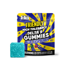 Friendly High Tolerance 40mg D9 Single Gummies 10ct Display
