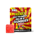 Friendly High Tolerance 40mg D9 Single Gummies 10ct Display