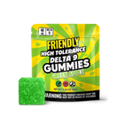 Friendly High Tolerance 40mg D9 Single Gummies 10ct Display