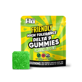 Friendly High Tolerance 40mg D9 Single Gummies 10ct Display