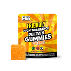 Friendly High Tolerance 40mg D9 Single Gummies 10ct Display