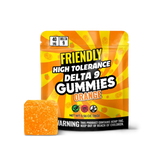 Friendly High Tolerance 40mg D9 Single Gummies 10ct Display