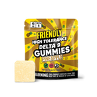 Friendly High Tolerance 40mg D9 Single Gummies 10ct Display