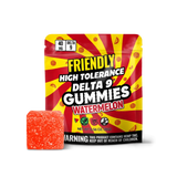 Friendly High Tolerance 40mg D9 Single Gummies 10ct Display