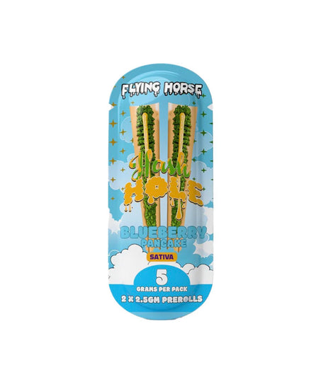 FLYING HORSE 2.5G HASH HOLE PREROLL THC-P 2PK 5CT/BX