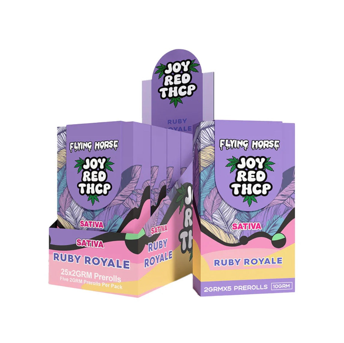 FLYING HORSE JOY RED THCP PREROLL 5PK