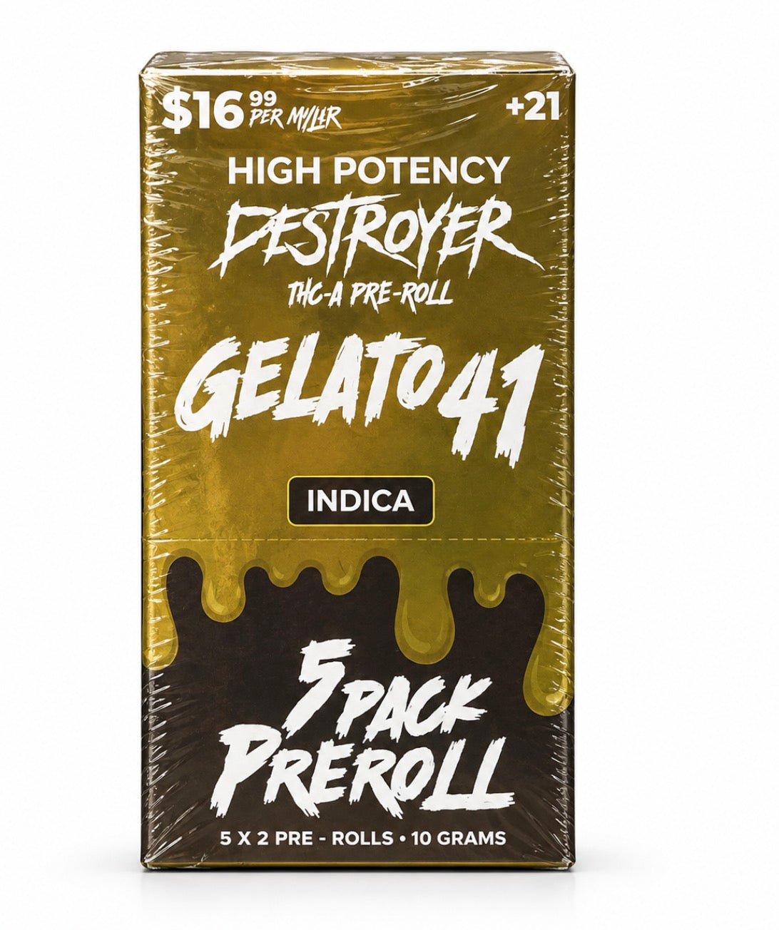 DESTROYER THC-A Pre Roll 5 Pk 10G