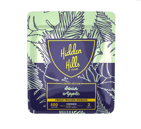 Hidden hills club 1,000 MG           500MG Edibles (2 ct)