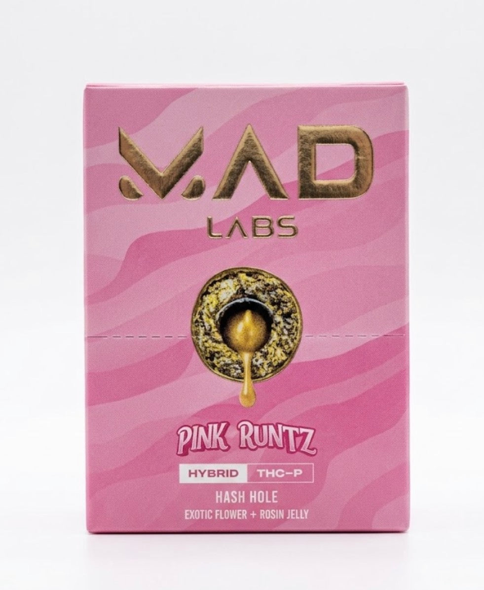 MAD LABS 2G HASH ROLLS THC-P.  10 pk