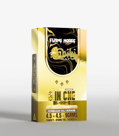 FLYING HORSE 9GM HABIBI HEAT DISP, 5CT - 3 FLAVORS IN 1