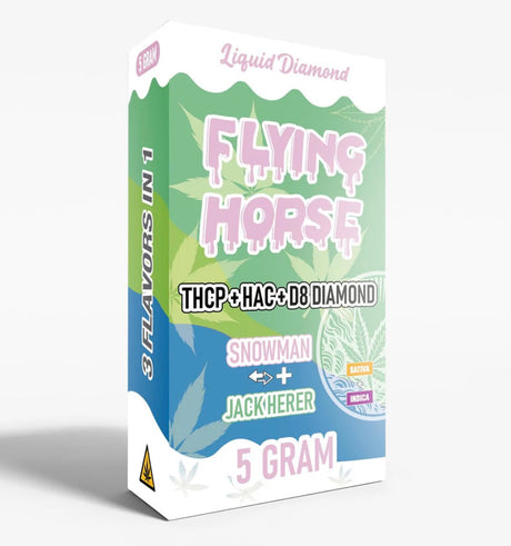 FLYING HORSE 5GM LIQUID DIAMOND DISP 5CT/BX - 3 FLAVORS IN 1