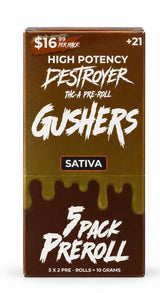 DESTROYER THC-A Pre Roll 5 Pk 10G