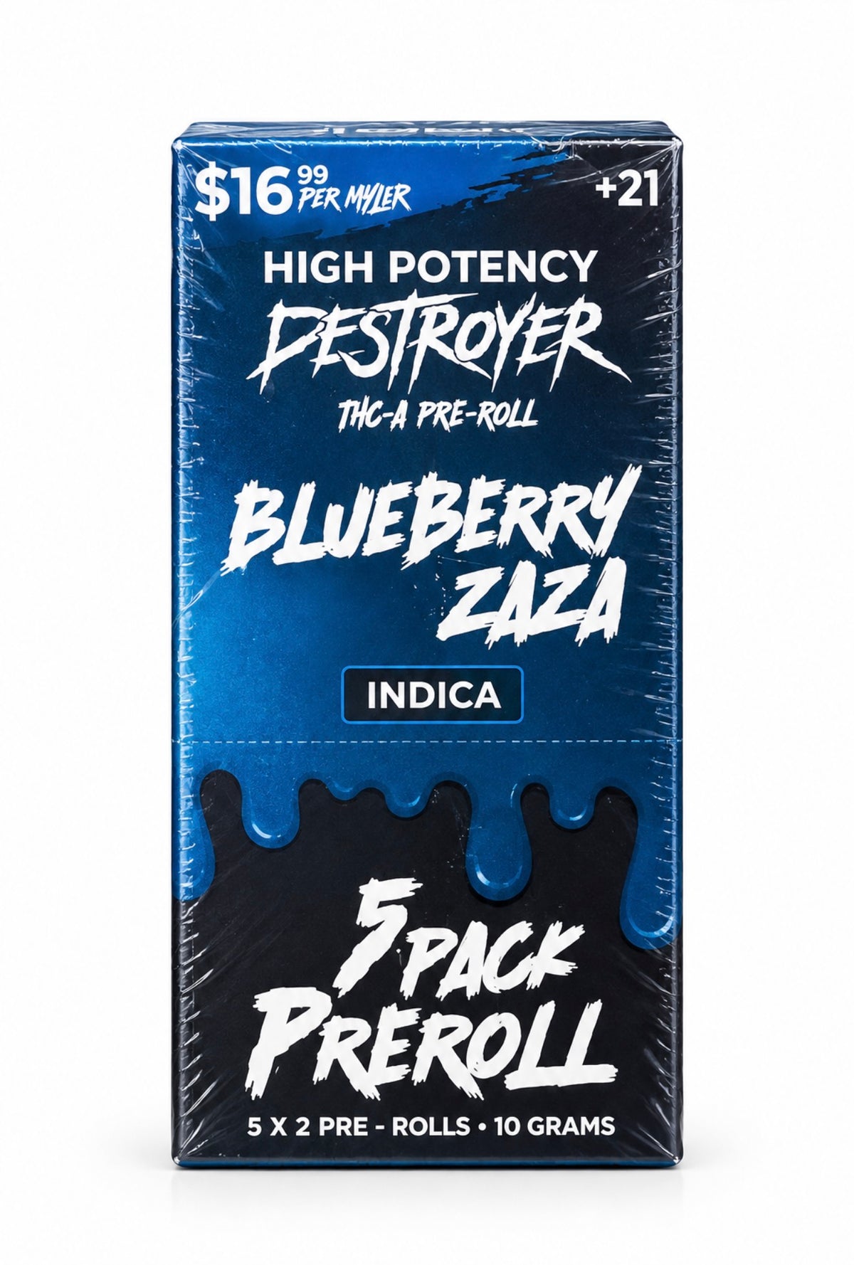 DESTROYER THC-A Pre Roll 5 Pk 10G