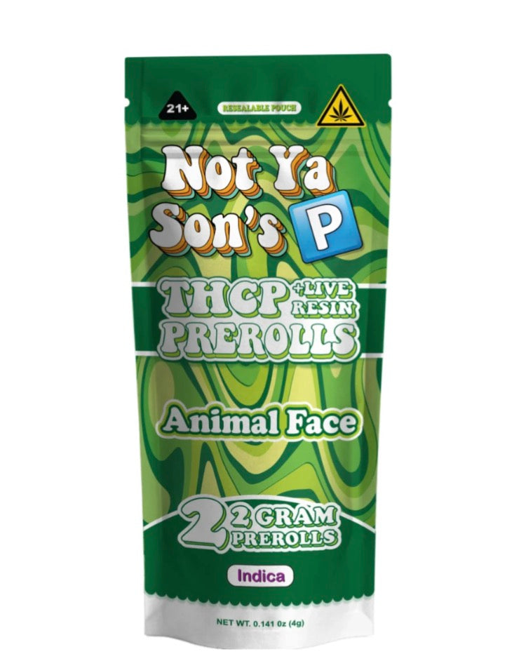 Not Ya Son's Weed 4g 2ct THC-P Prerolls 10ct Display