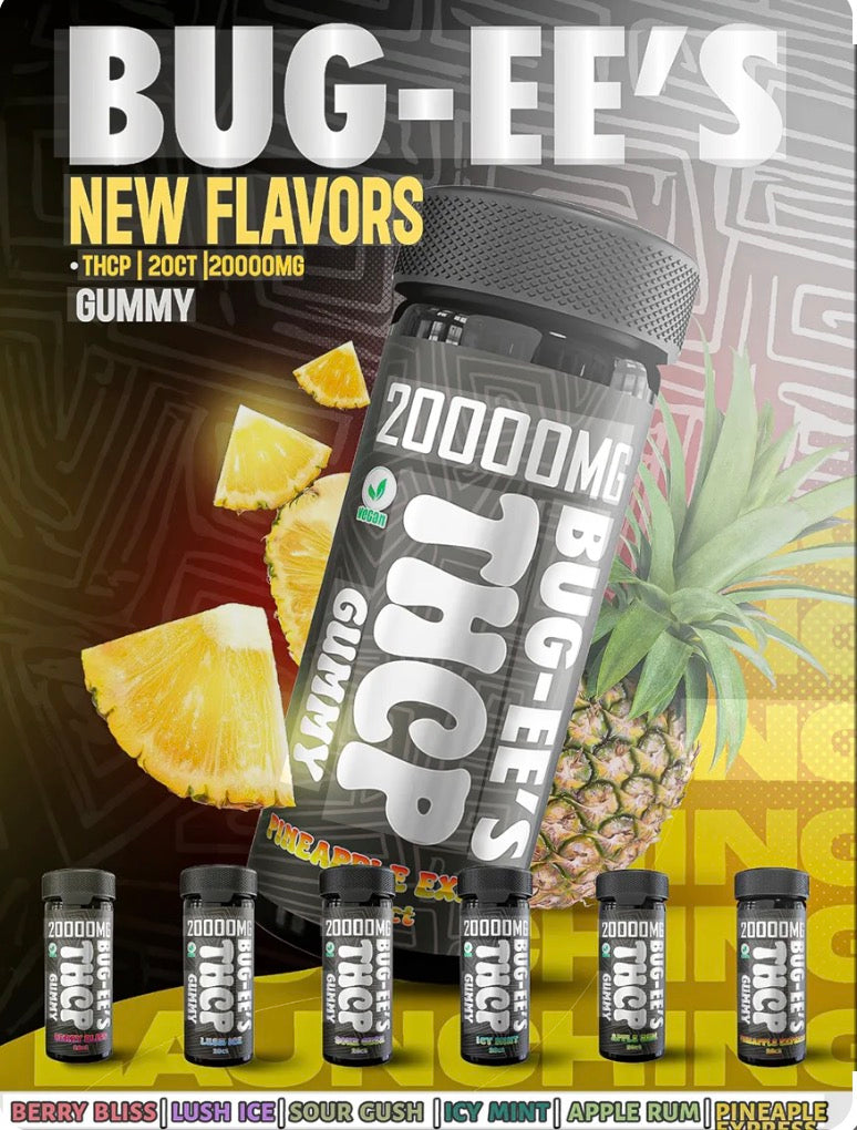 FLYING HORSE 20CT BUG-EE 20000MG THCP GUMMIES