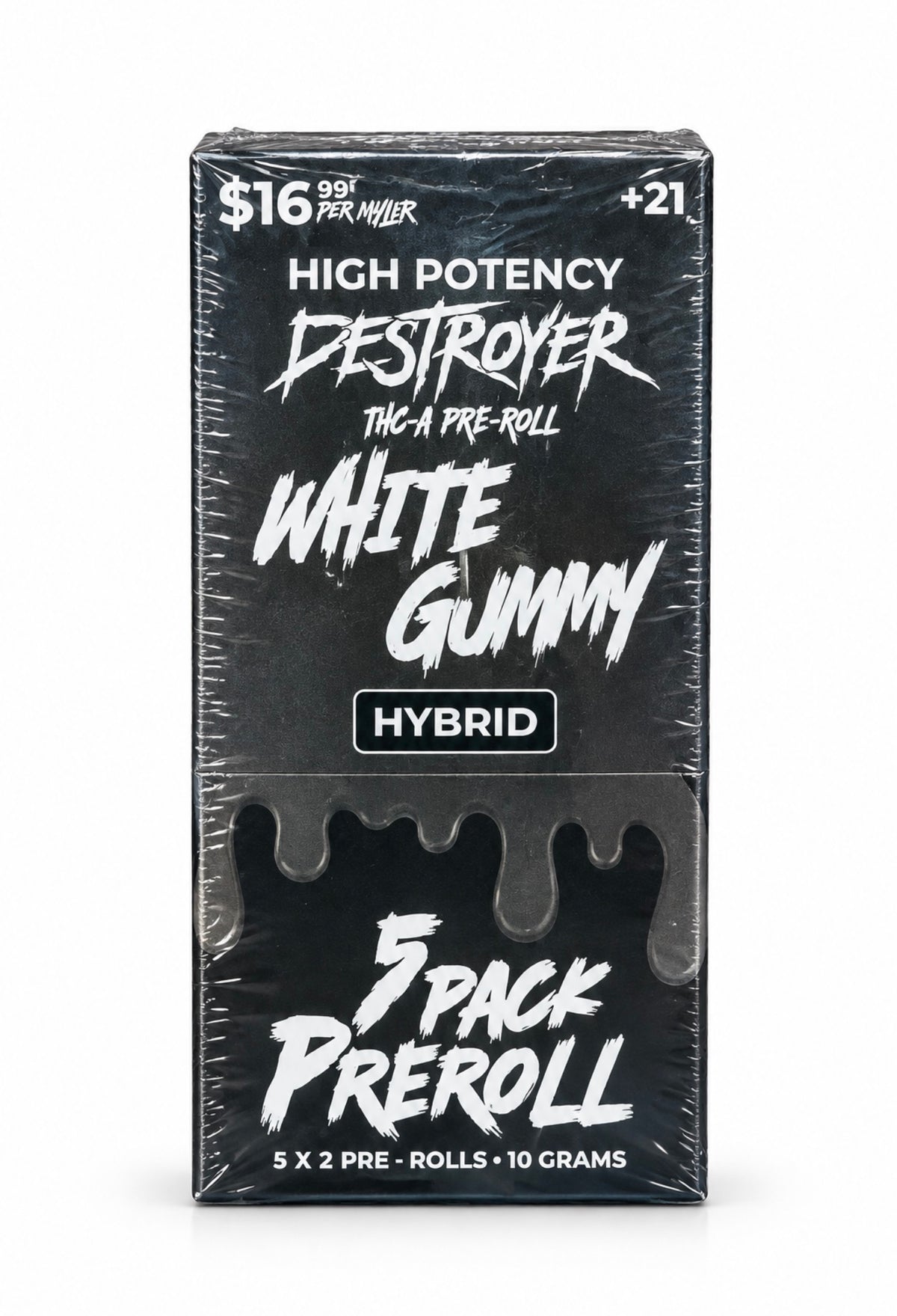 DESTROYER THC-A Pre Roll 5 Pk 10G