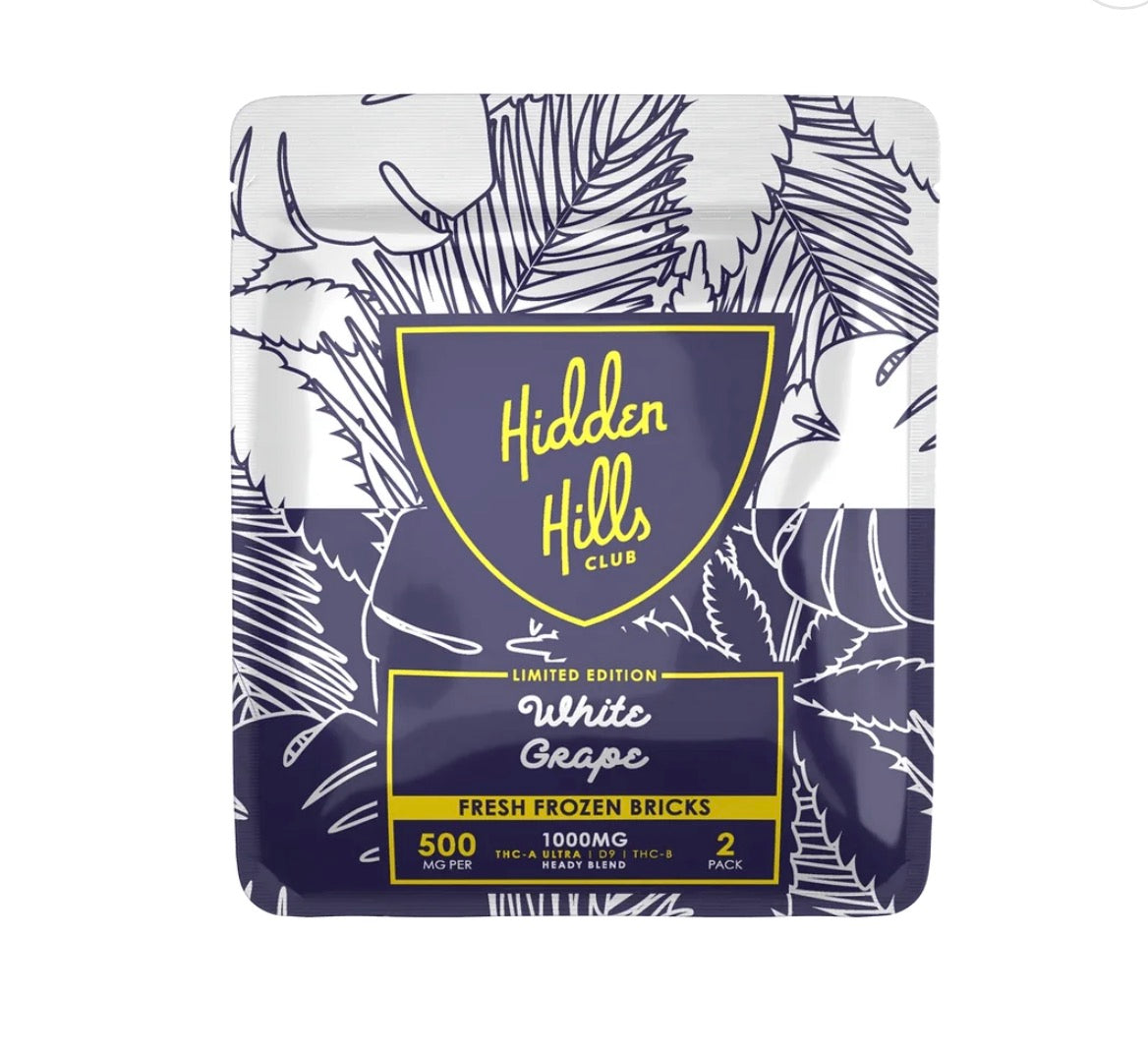Hidden hills club 1,000 MG           500MG Edibles (2 ct)