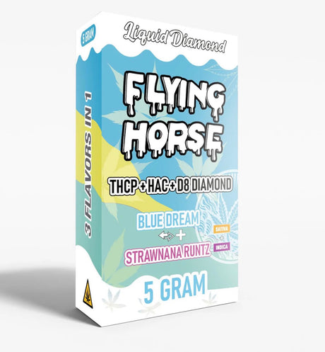 FLYING HORSE 5GM LIQUID DIAMOND DISP 5CT/BX - 3 FLAVORS IN 1