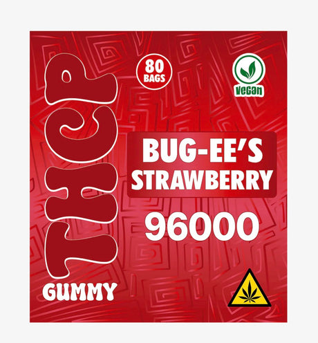 FLYING HORSE BUGEE'S GUMMIES THCP 96000MG 80CT/JAR   1200MG GUMMY