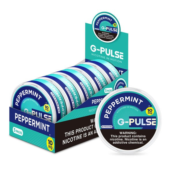G-Pulse by Geek Bar 10mg Nicotine Pouches 5ct Display