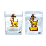 Smell Proof Mylar Bag 3.5g Golden Goat 100ct