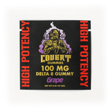 Covert 100MG Single Delta-8 Gummies 60ct Mixed Flavors Box Display