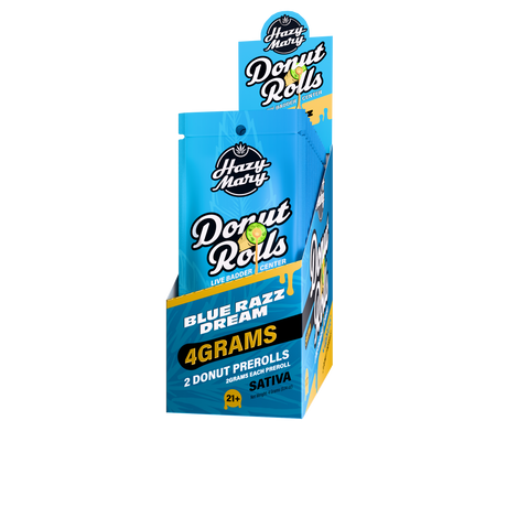 Hazy Mary 4g/2ct Donut Rolls 10ct Display