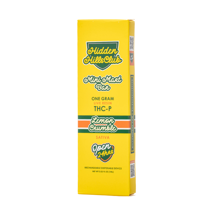 Hidden Hills Mini Mart 1g Disposable THC-P Live Resin 5ct Display