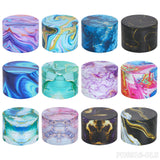 Aluminum 50MM Marble Colored Grinder 12ct Display