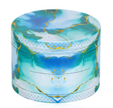 Aluminum 50MM Marble Colored Grinder 12ct Display