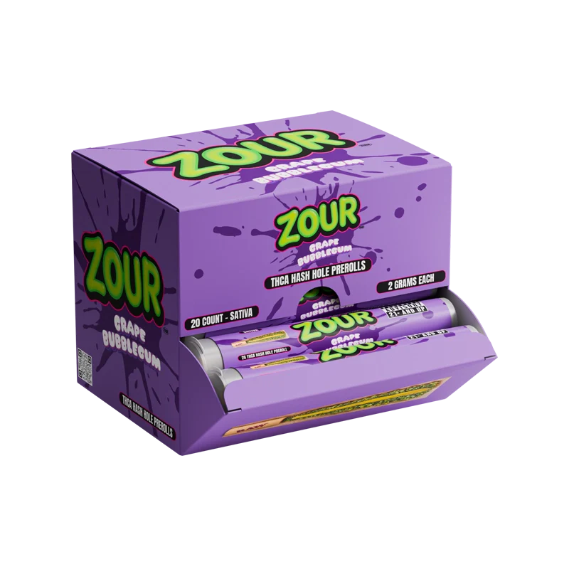 Zour Stash 2g THCA Hash Holes 20ct Display