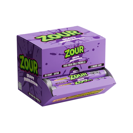 Zour Stash 2g THCA Hash Holes 20ct Display