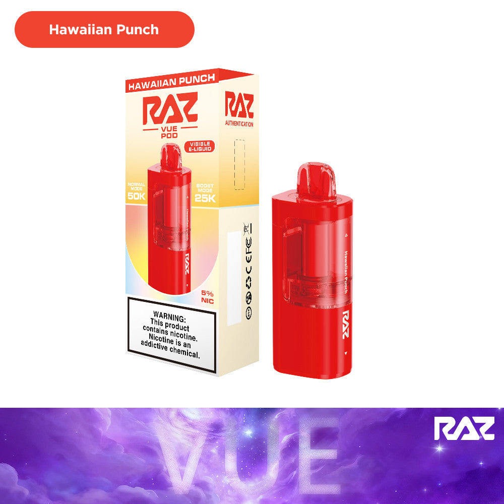 RAZ VUE 50K Disposable POD ONLY 5ct Display