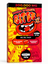 Bitez XL Double Strength D8, D9, THC-P 4000MG Single Gummies 50ct Box Display