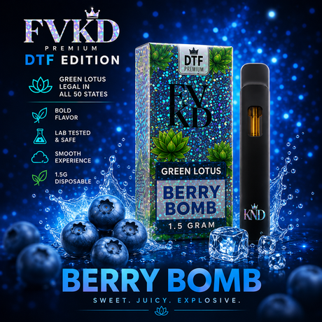 Fvkd Green Lotus 1.5g Disposable 5 ct Display