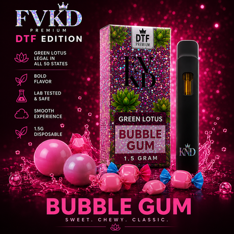Fvkd Green Lotus 1.5g Disposable 5 ct Display