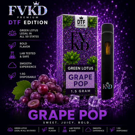 Fvkd Green Lotus 1.5g Disposable 5 ct Display