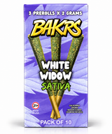 Bakrs Triplets 3 pack 2g THC-A Pre Rolls 10ct Display