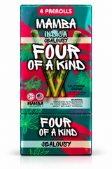 Mamba Four of a Kind 4ct 2g THC-A Pre Rolls 10ct Display