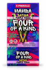 Mamba Four of a Kind 4ct 2g THC-A Pre Rolls 10ct Display
