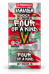 Mamba Four of a Kind 4ct 2g THC-A Pre Rolls 10ct Display